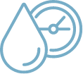 Icon representing the prevention of moisture buildup and condensation through professional insulation services.