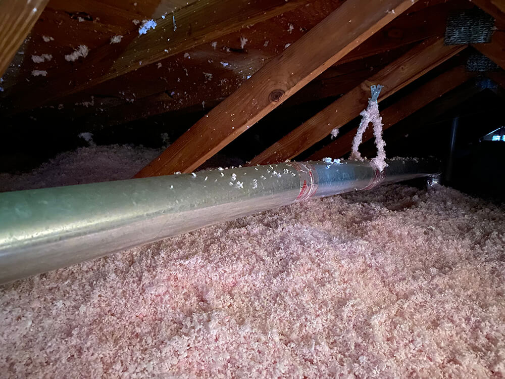 spray foam attic Hickory